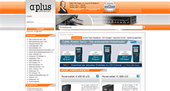 Desktop Screenshot of aplusnet.de